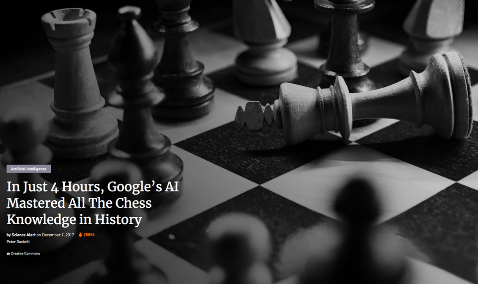 In Just 4 Hours, Google's AI Mastered All The Chess Knowledge in History